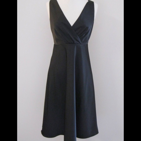 NWT JCREW Dress 4 & p4 Black Small Silk Sofia Classic Bridesmaid Formal Petite - Picture 2 of 4